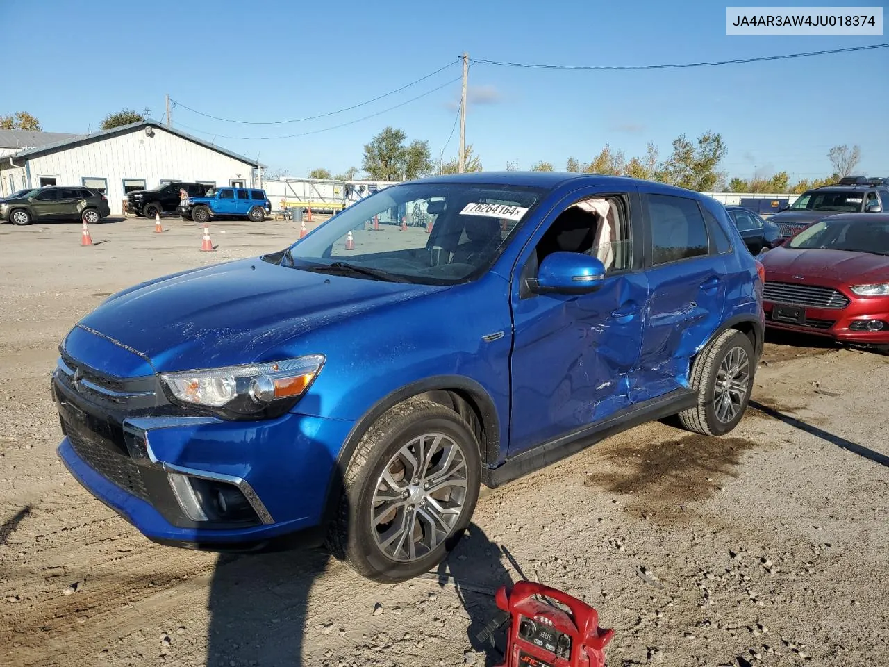 2018 Mitsubishi Outlander Sport Es VIN: JA4AR3AW4JU018374 Lot: 76264164