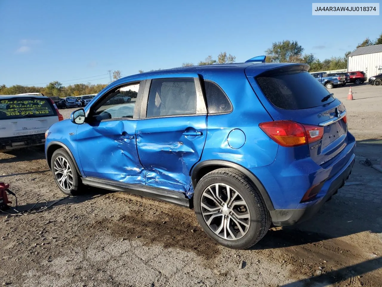 2018 Mitsubishi Outlander Sport Es VIN: JA4AR3AW4JU018374 Lot: 76264164