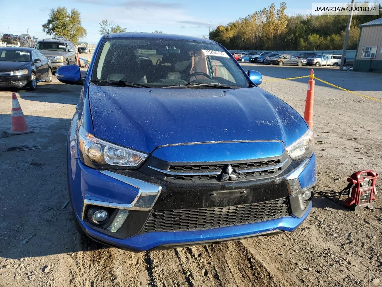 2018 Mitsubishi Outlander Sport Es VIN: JA4AR3AW4JU018374 Lot: 76264164