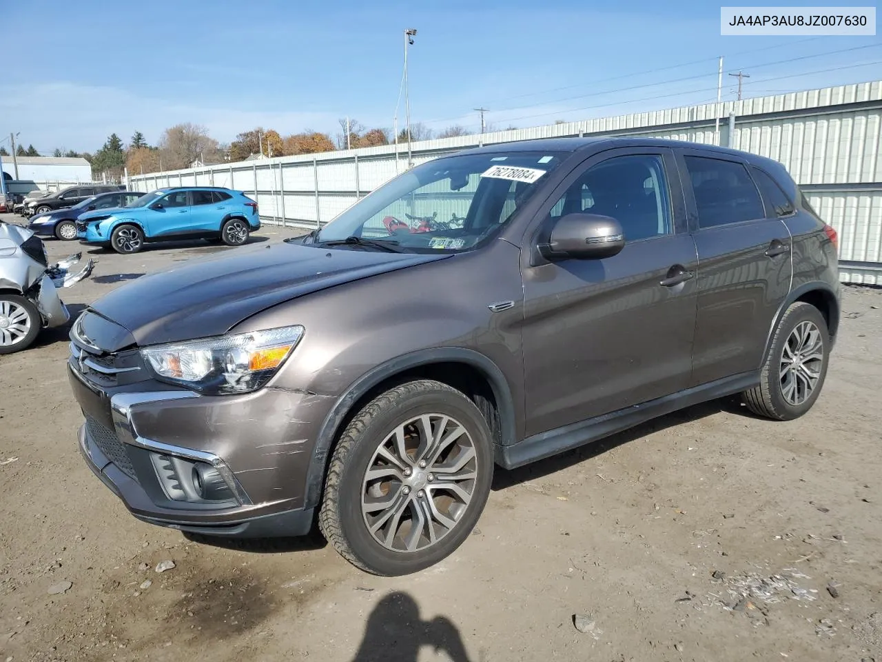 2018 Mitsubishi Outlander Sport Es VIN: JA4AP3AU8JZ007630 Lot: 76278084