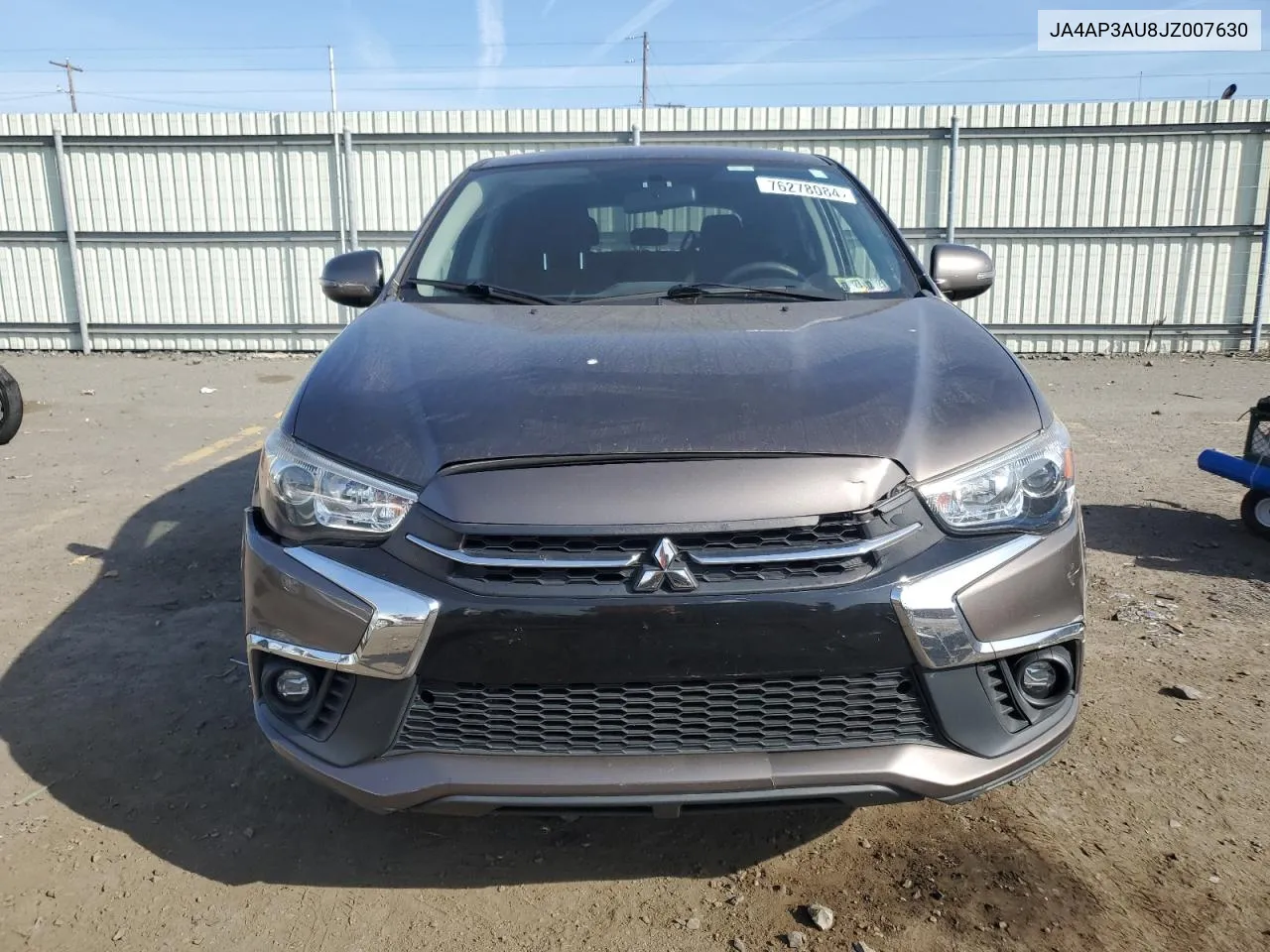 2018 Mitsubishi Outlander Sport Es VIN: JA4AP3AU8JZ007630 Lot: 76278084