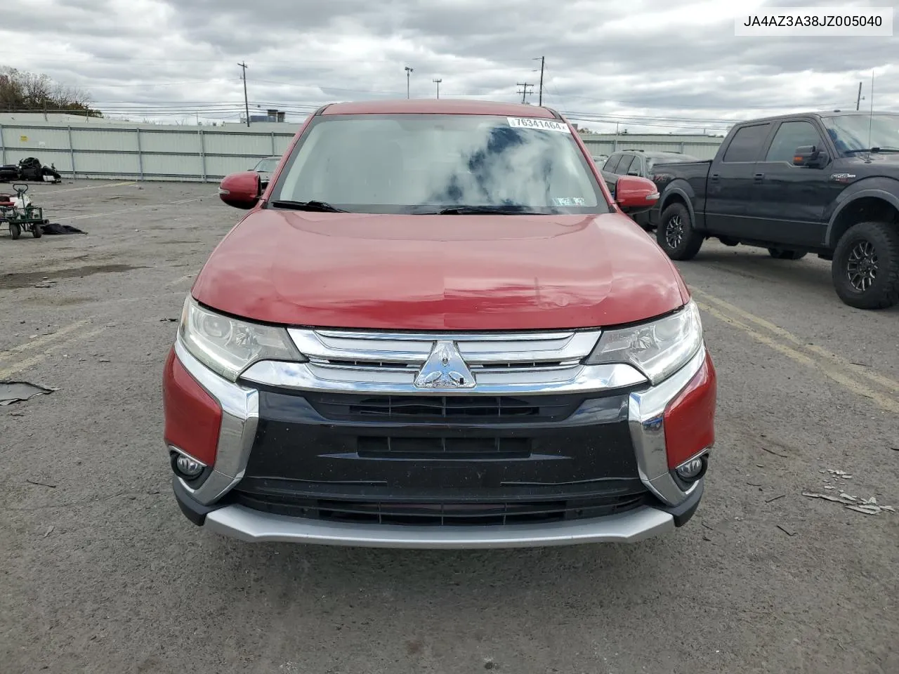 2018 Mitsubishi Outlander Se VIN: JA4AZ3A38JZ005040 Lot: 76341464