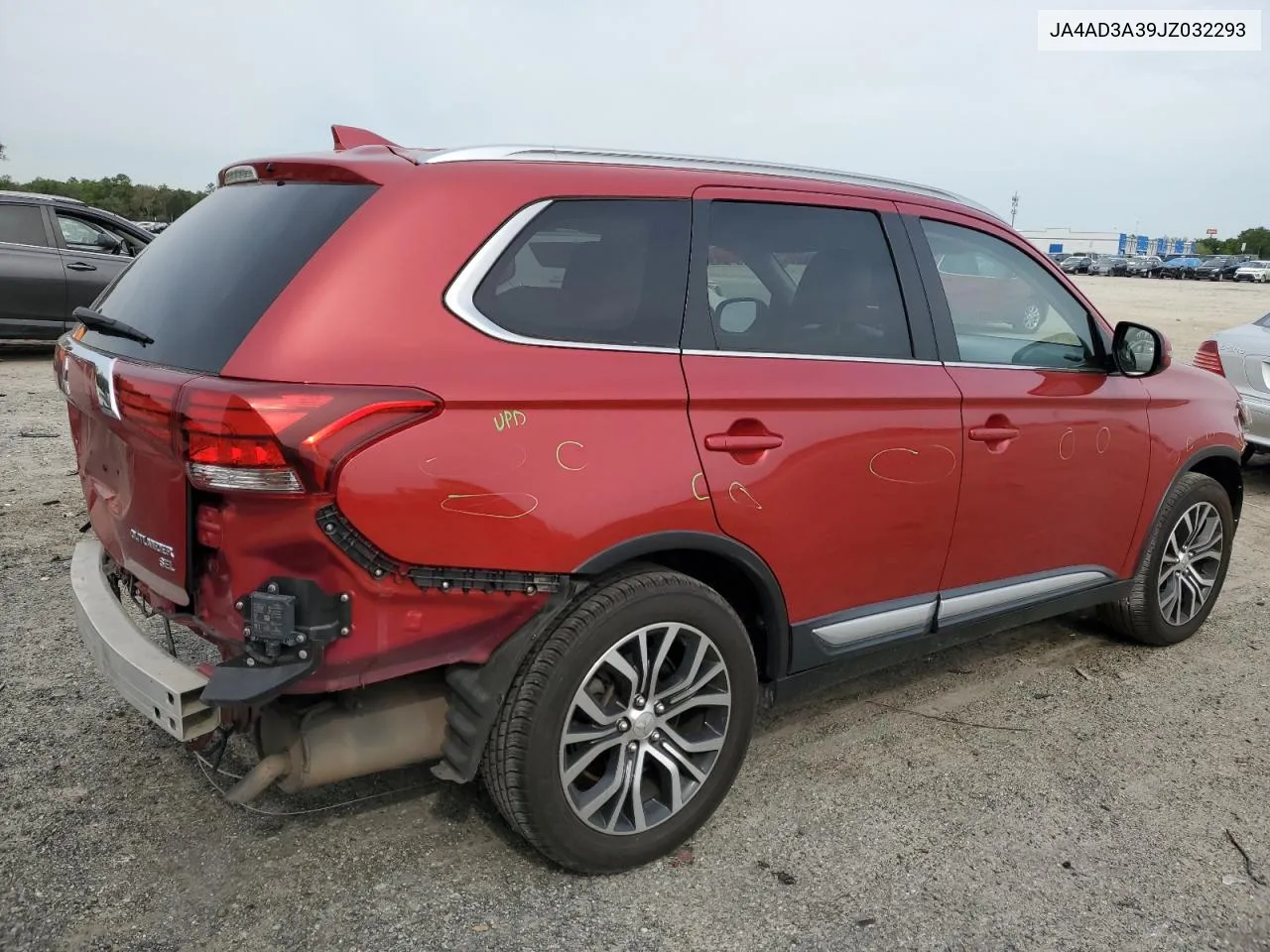 2018 Mitsubishi Outlander Se VIN: JA4AD3A39JZ032293 Lot: 76460934