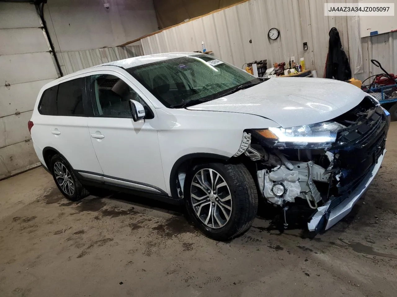 2018 Mitsubishi Outlander Se VIN: JA4AZ3A34JZ005097 Lot: 76545644