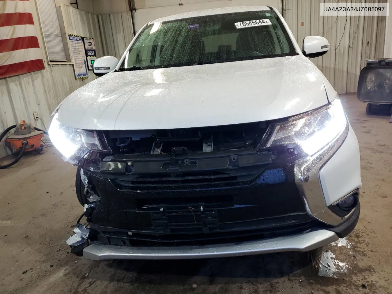 2018 Mitsubishi Outlander Se VIN: JA4AZ3A34JZ005097 Lot: 76545644