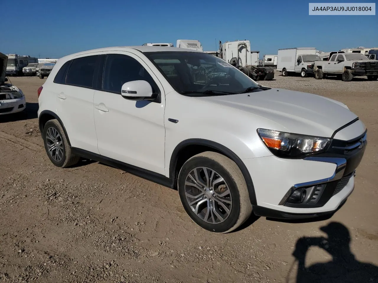 2018 Mitsubishi Outlander Sport Es VIN: JA4AP3AU9JU018004 Lot: 76637114