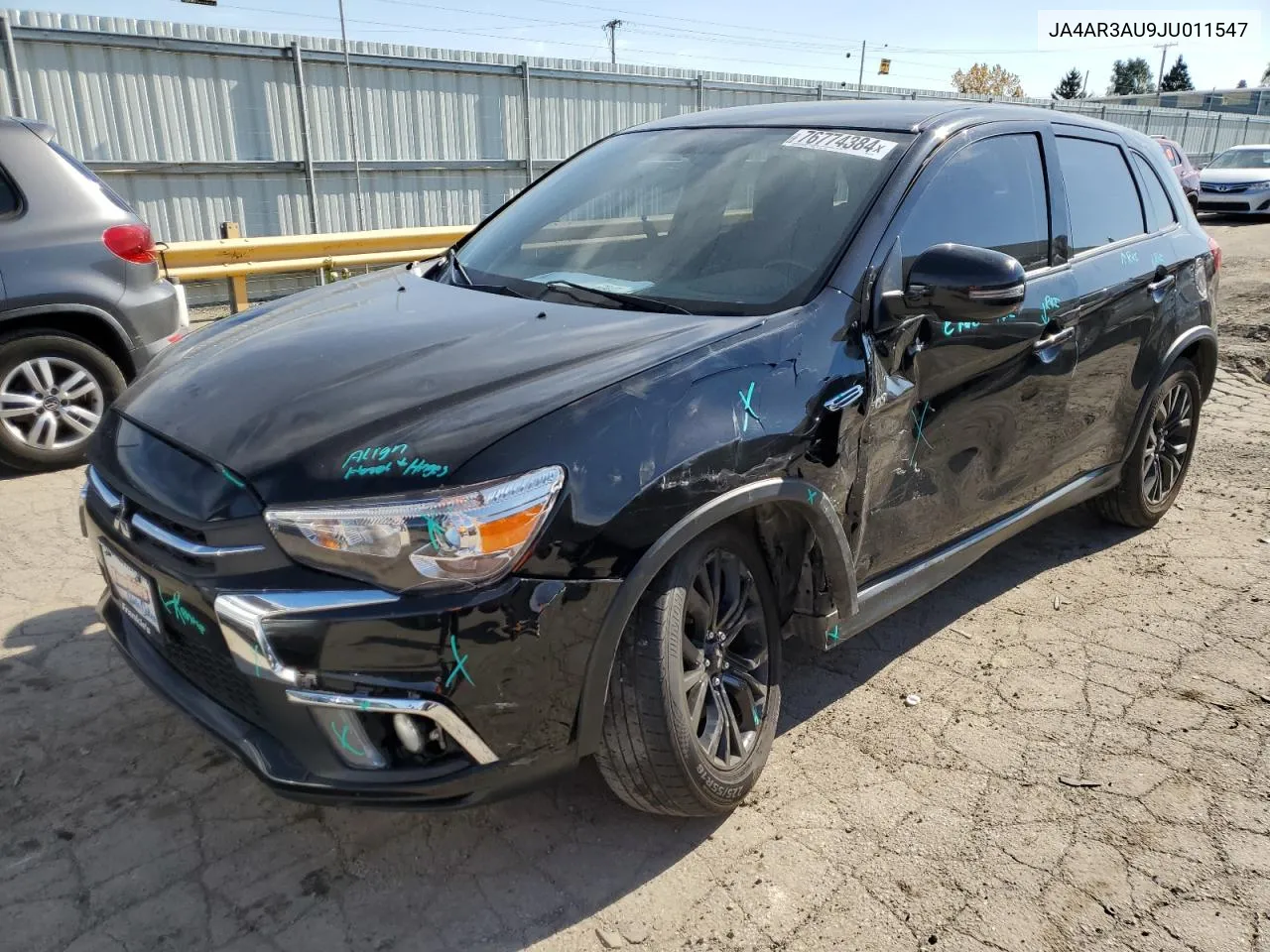 JA4AR3AU9JU011547 2018 Mitsubishi Outlander Sport Es