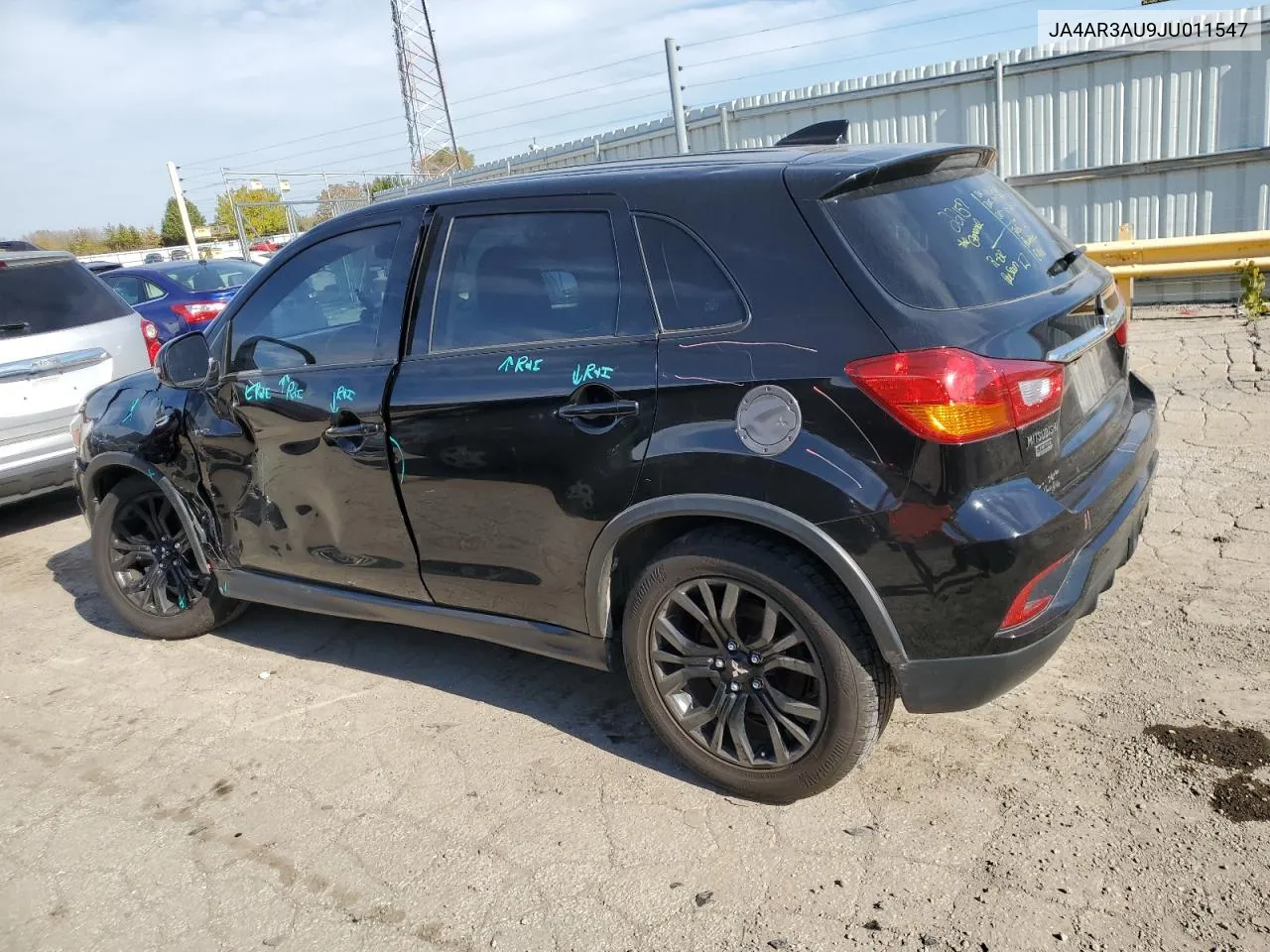 2018 Mitsubishi Outlander Sport Es VIN: JA4AR3AU9JU011547 Lot: 76774384