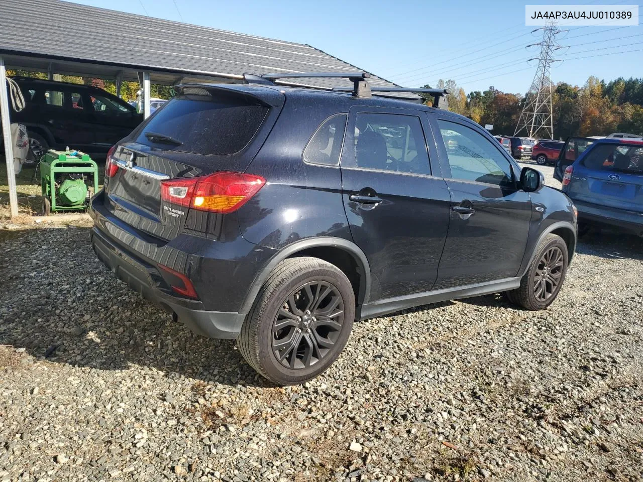 2018 Mitsubishi Outlander Sport Es VIN: JA4AP3AU4JU010389 Lot: 76884044