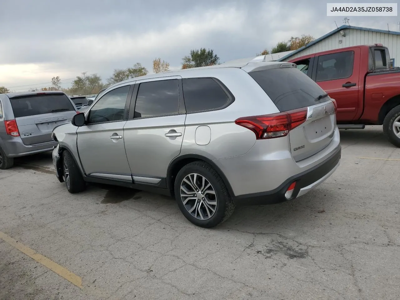 2018 Mitsubishi Outlander Es VIN: JA4AD2A35JZ058738 Lot: 77005024