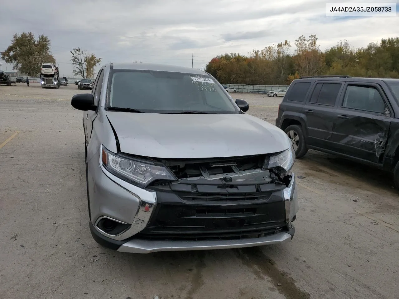 2018 Mitsubishi Outlander Es VIN: JA4AD2A35JZ058738 Lot: 77005024