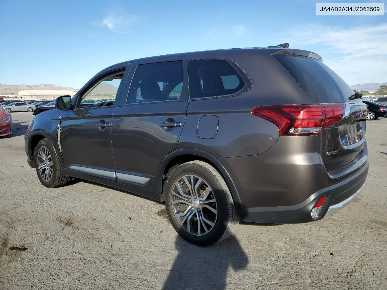 2018 Mitsubishi Outlander Es VIN: JA4AD2A34JZ063509 Lot: 77229914