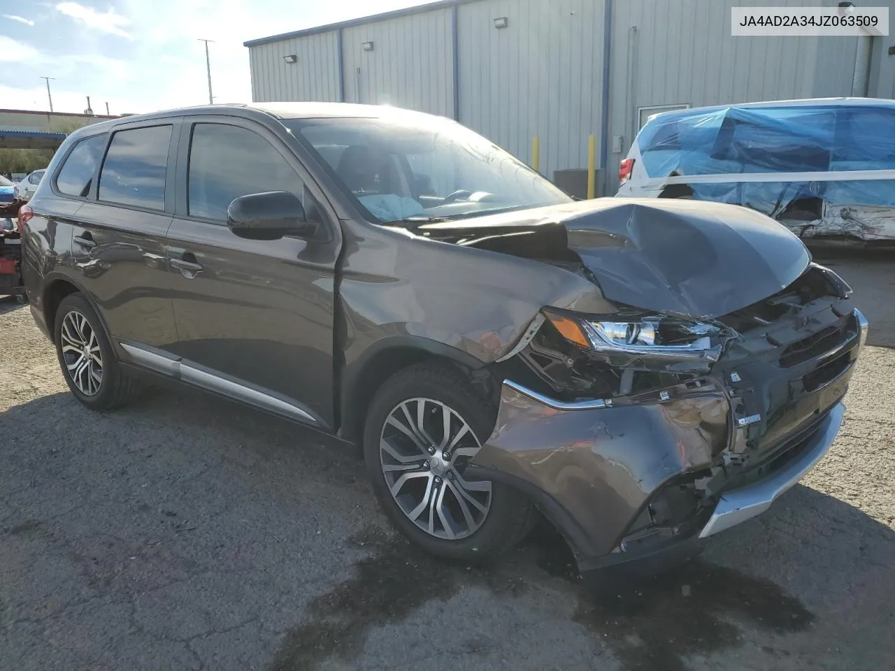 2018 Mitsubishi Outlander Es VIN: JA4AD2A34JZ063509 Lot: 77229914