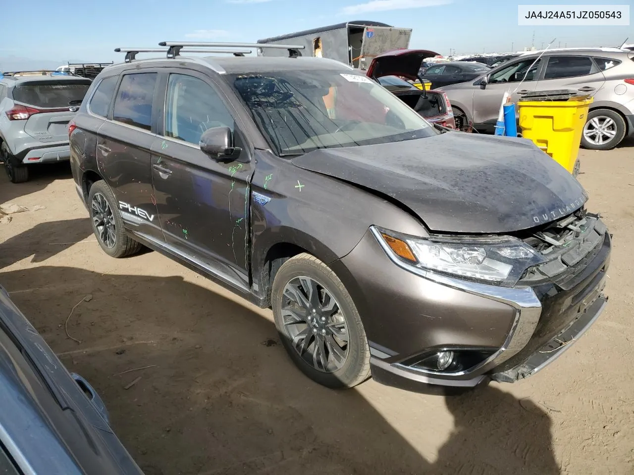 2018 Mitsubishi Outlander Se VIN: JA4J24A51JZ050543 Lot: 77481324