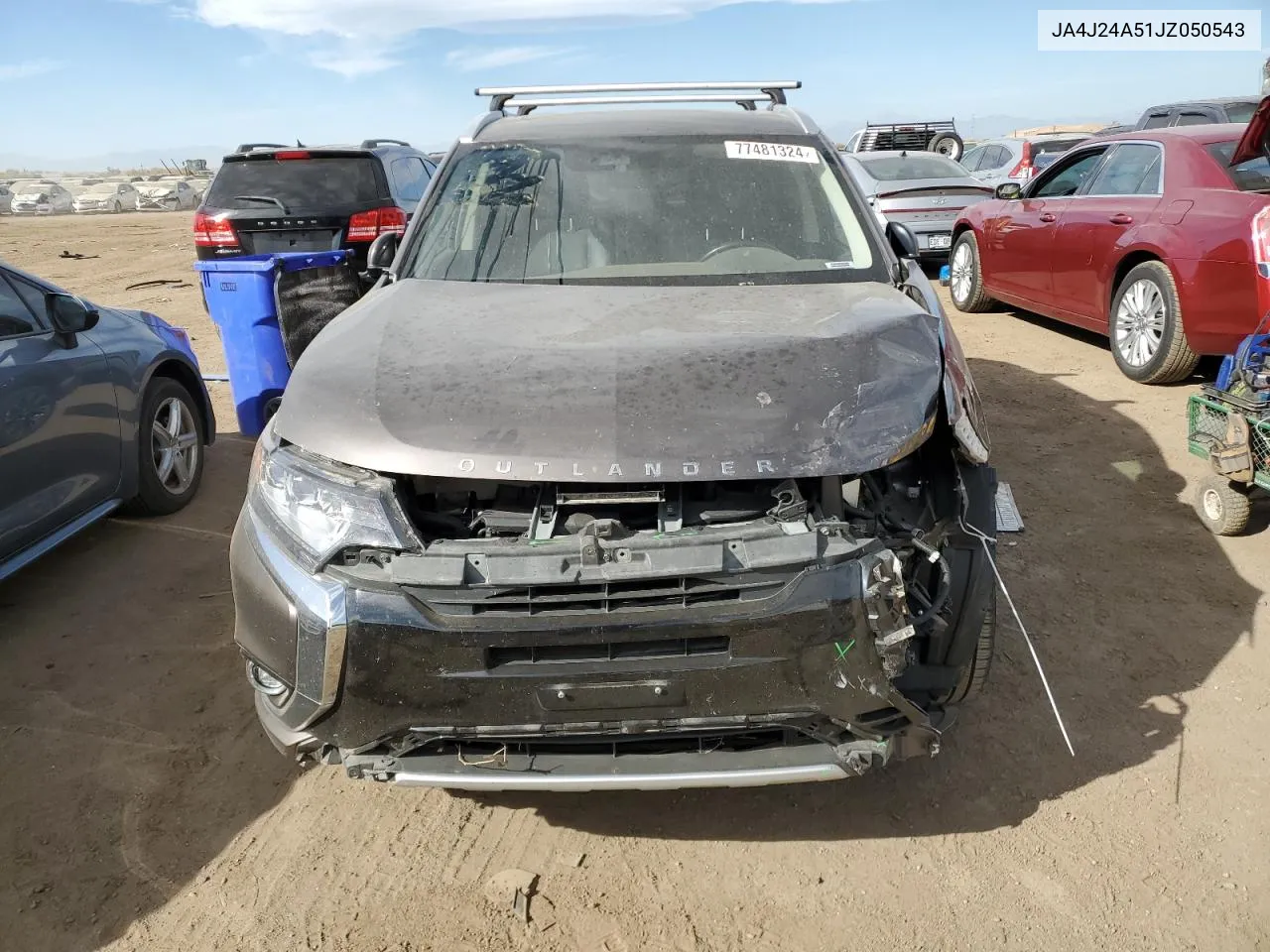 2018 Mitsubishi Outlander Se VIN: JA4J24A51JZ050543 Lot: 77481324