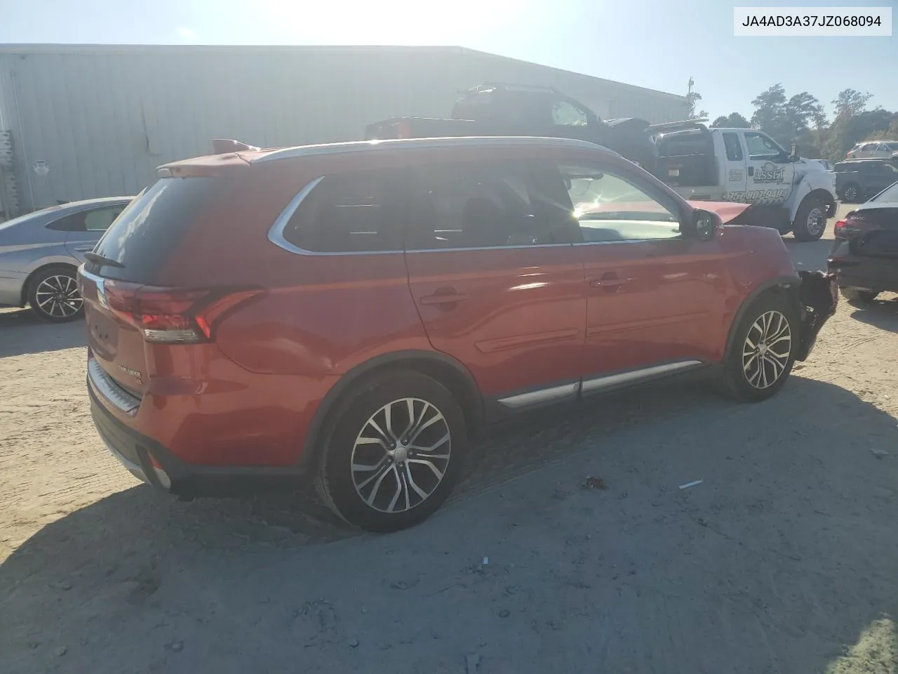 2018 Mitsubishi Outlander Se VIN: JA4AD3A37JZ068094 Lot: 77540004