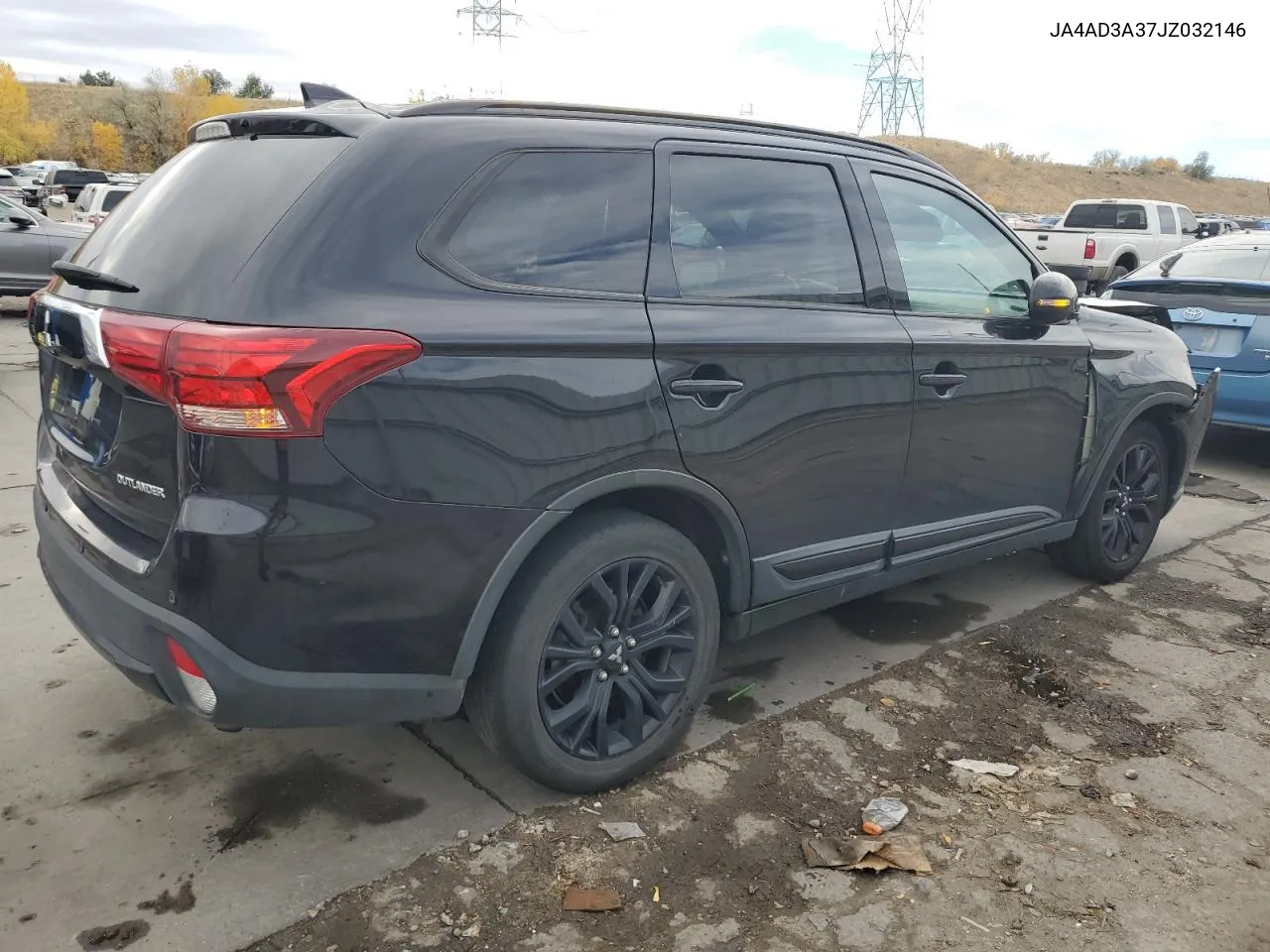 2018 Mitsubishi Outlander Se VIN: JA4AD3A37JZ032146 Lot: 77593064