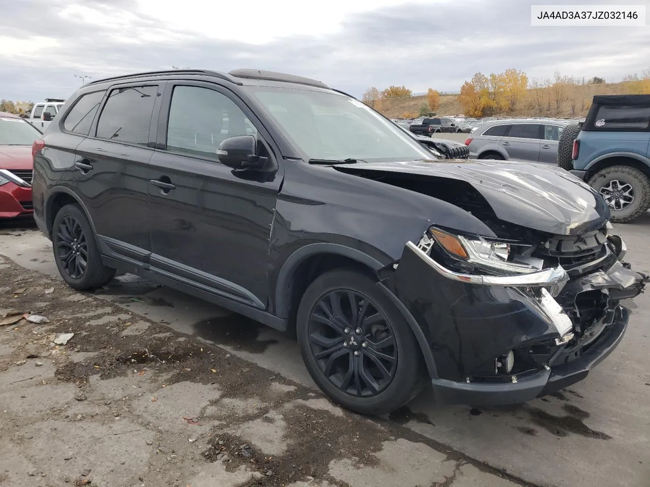 2018 Mitsubishi Outlander Se VIN: JA4AD3A37JZ032146 Lot: 77593064