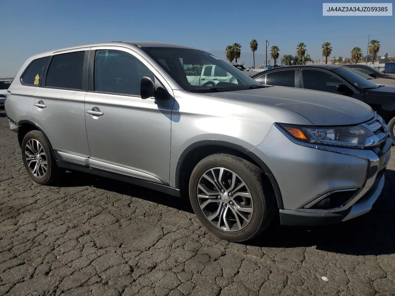 2018 Mitsubishi Outlander Se VIN: JA4AZ3A34JZ059385 Lot: 77730724