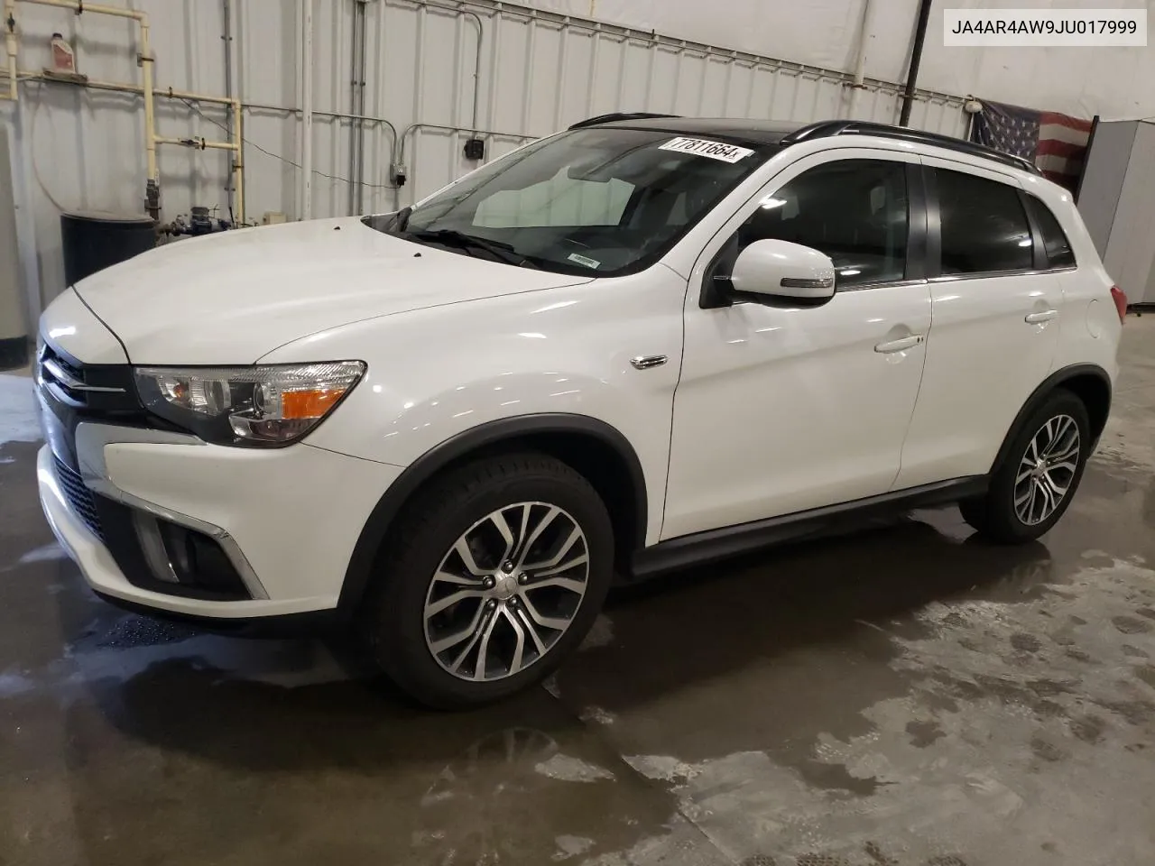 2018 Mitsubishi Outlander Sport Sel VIN: JA4AR4AW9JU017999 Lot: 77811664