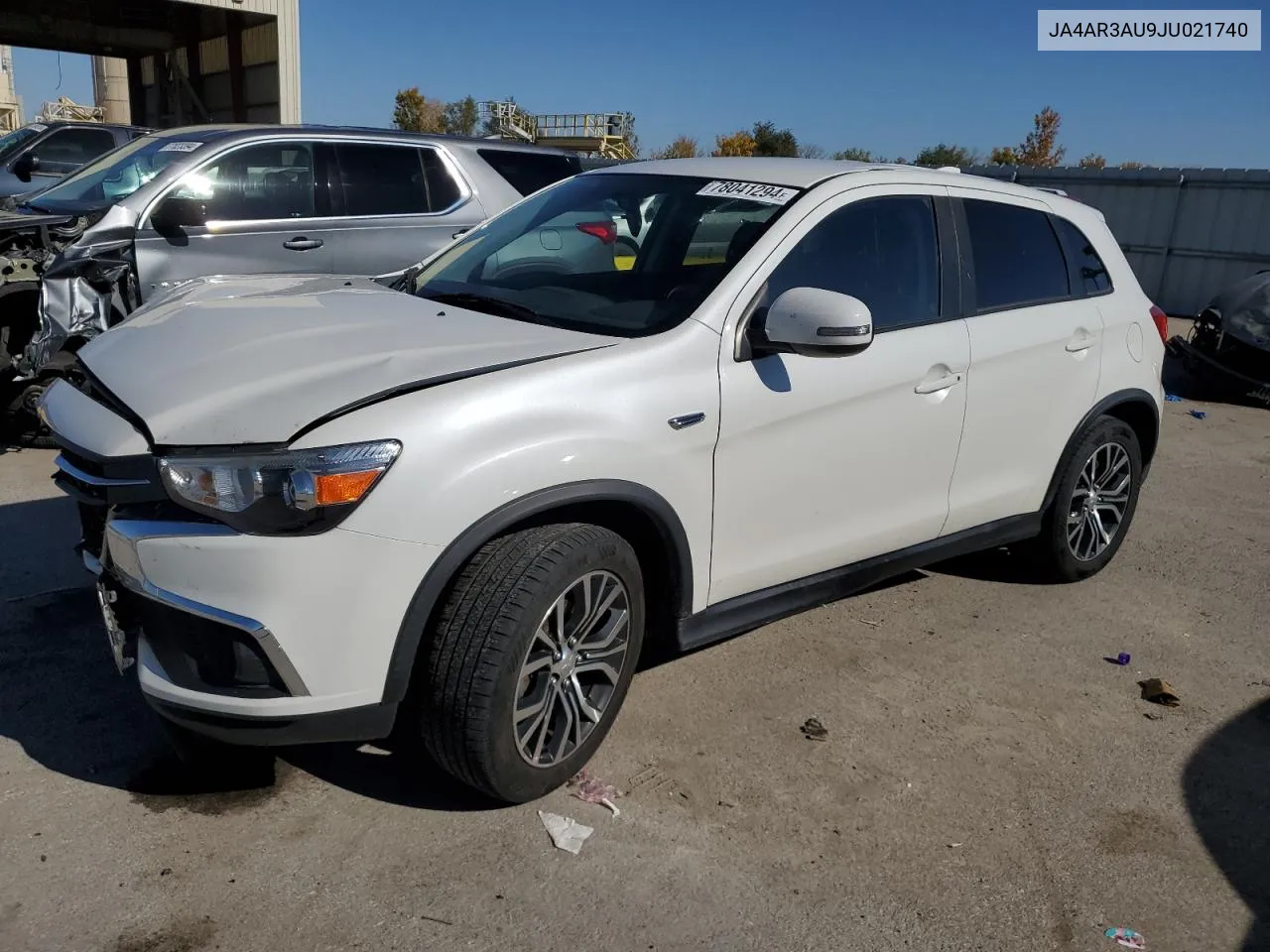 2018 Mitsubishi Outlander Sport Es VIN: JA4AR3AU9JU021740 Lot: 78041294