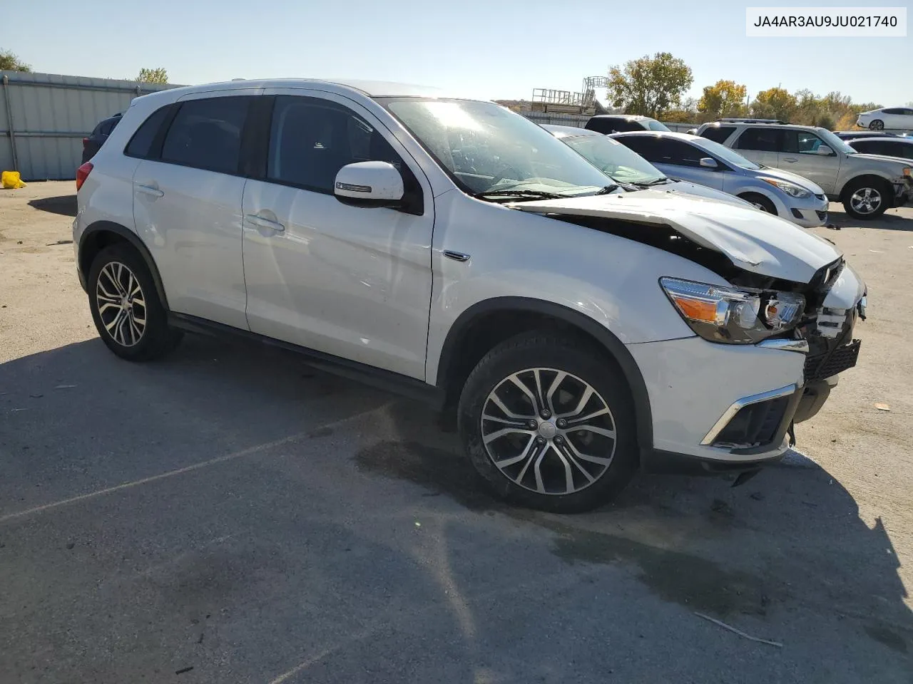 2018 Mitsubishi Outlander Sport Es VIN: JA4AR3AU9JU021740 Lot: 78041294