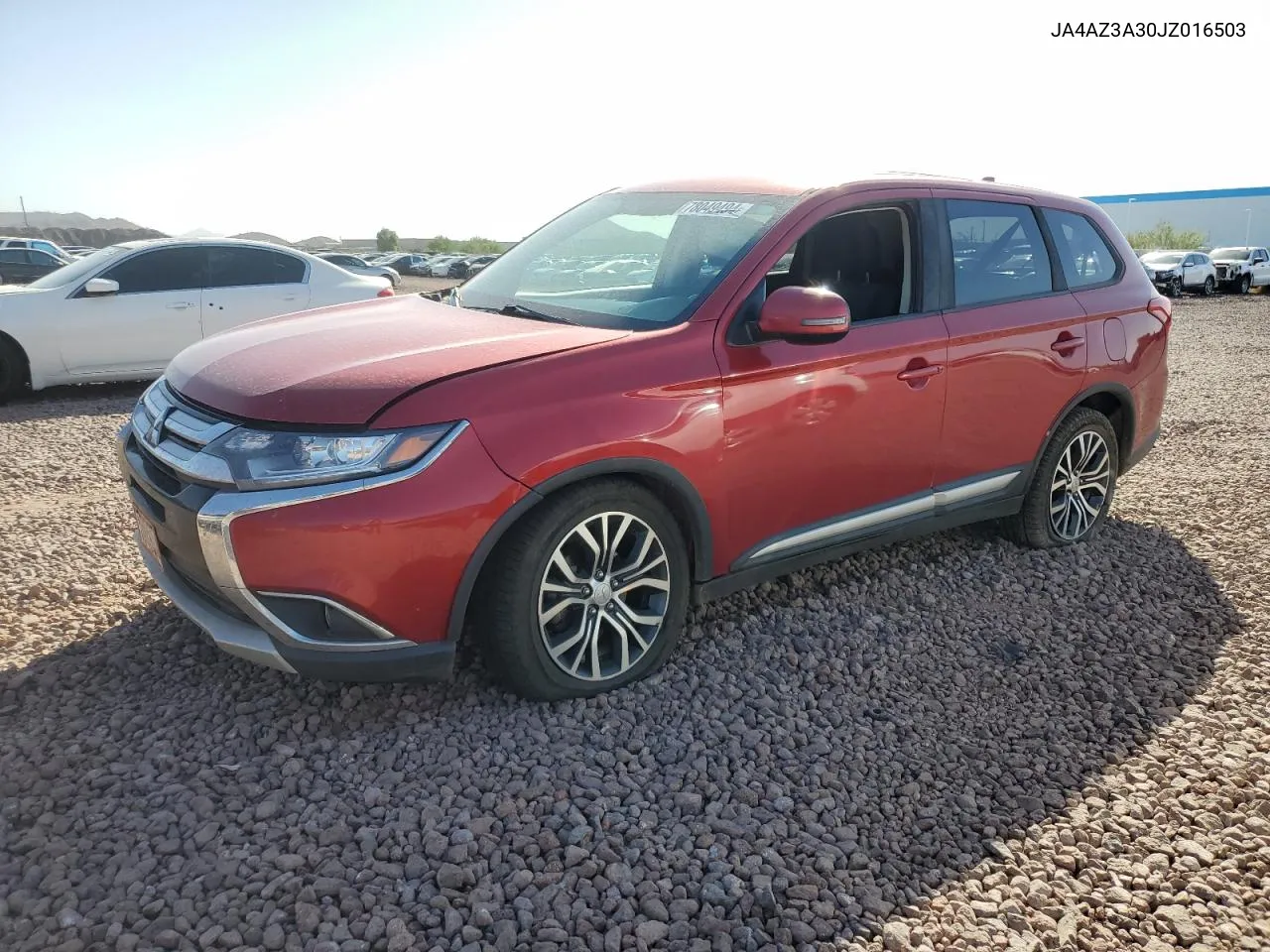 2018 Mitsubishi Outlander Se VIN: JA4AZ3A30JZ016503 Lot: 78049494