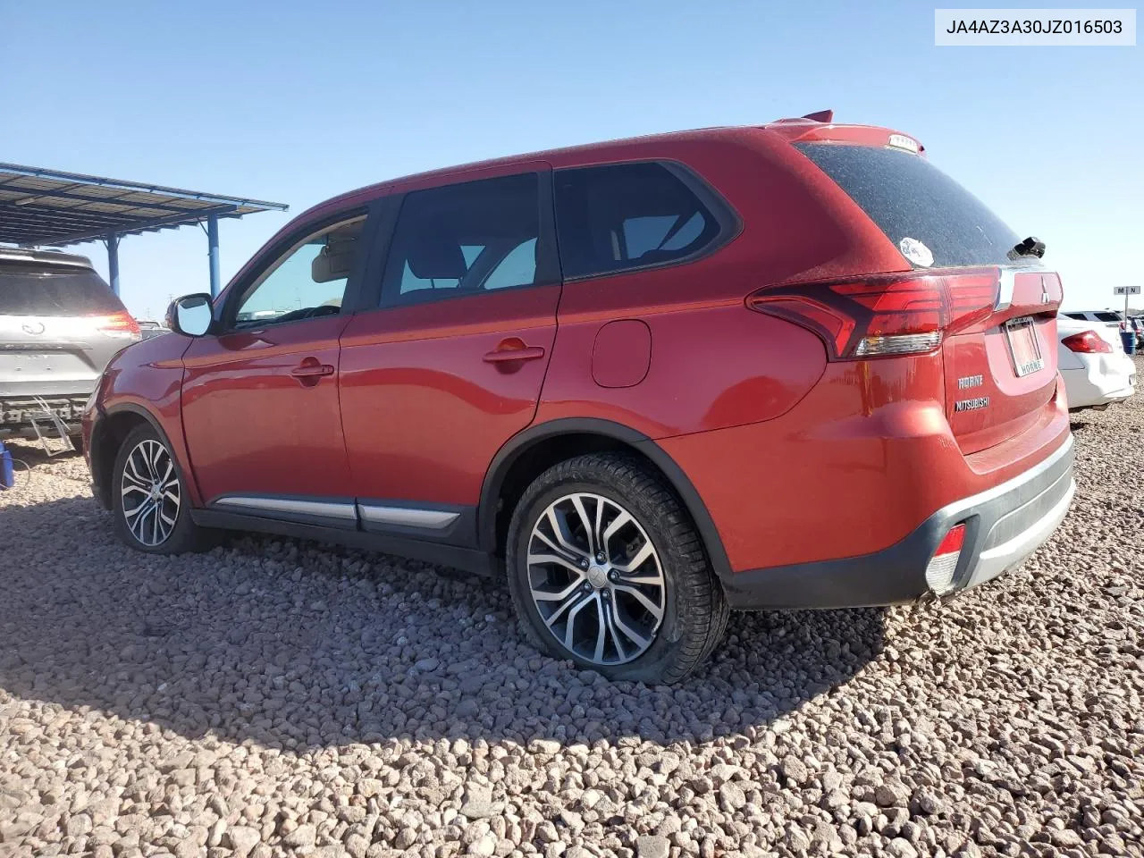 2018 Mitsubishi Outlander Se VIN: JA4AZ3A30JZ016503 Lot: 78049494