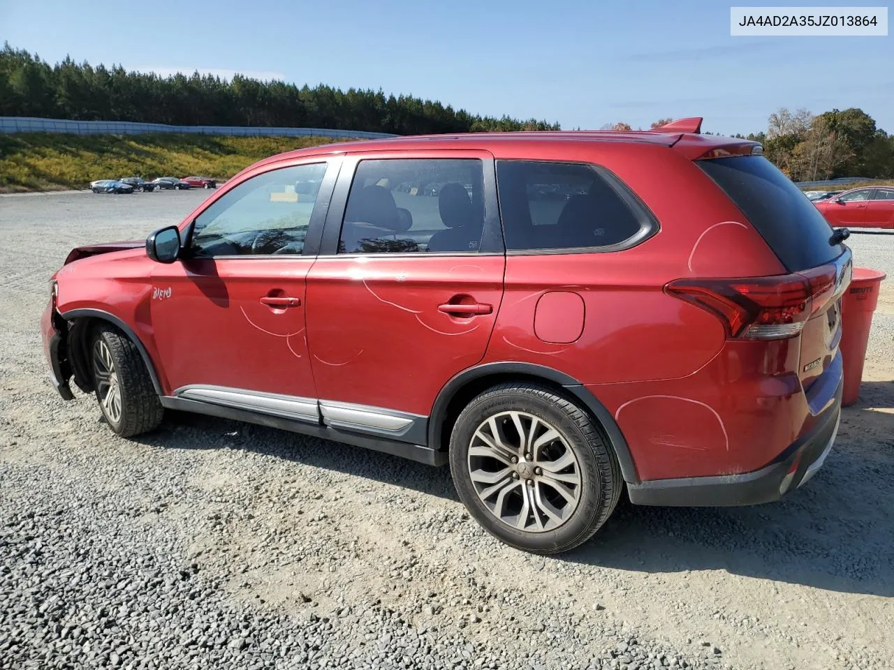 2018 Mitsubishi Outlander Es VIN: JA4AD2A35JZ013864 Lot: 78070724