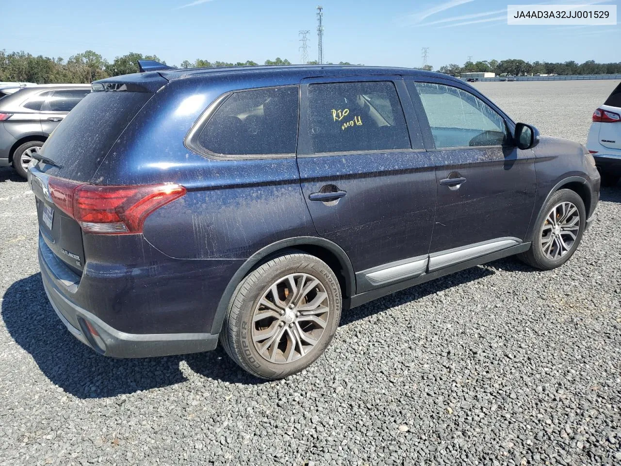 2018 Mitsubishi Outlander Se VIN: JA4AD3A32JJ001529 Lot: 78093864