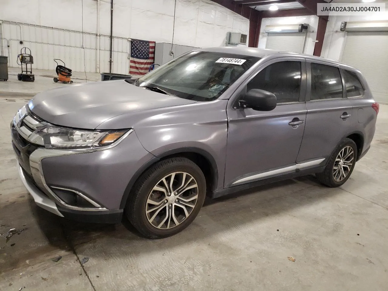 2018 Mitsubishi Outlander Es VIN: JA4AD2A30JJ004701 Lot: 78148744