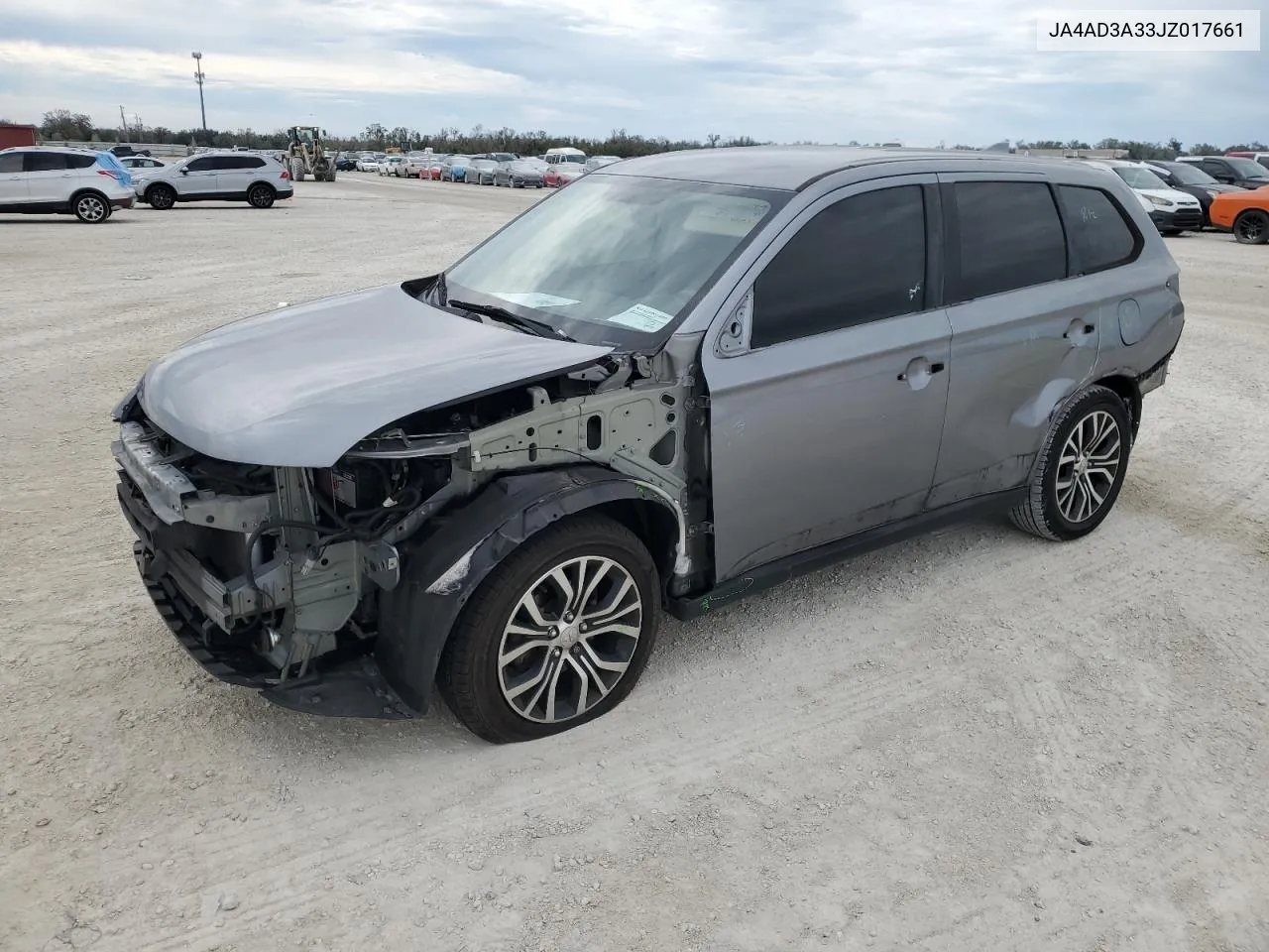 2018 Mitsubishi Outlander Se VIN: JA4AD3A33JZ017661 Lot: 78244964