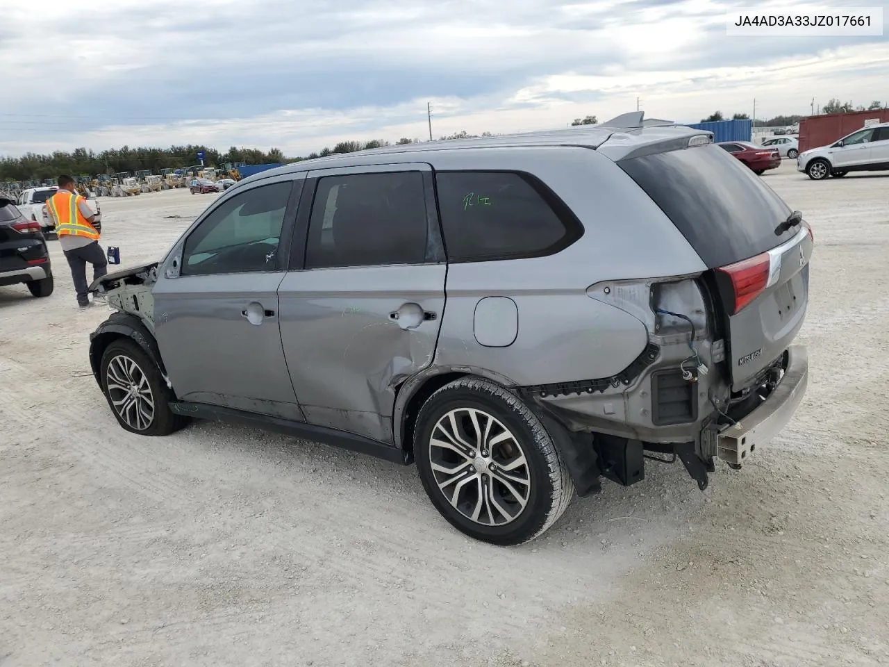 2018 Mitsubishi Outlander Se VIN: JA4AD3A33JZ017661 Lot: 78244964