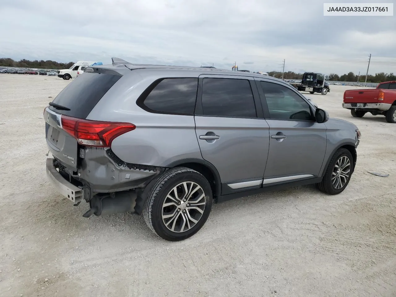 2018 Mitsubishi Outlander Se VIN: JA4AD3A33JZ017661 Lot: 78244964