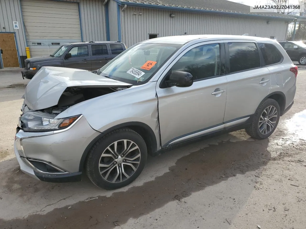 2018 Mitsubishi Outlander Se VIN: JA4AZ3A32JZ041368 Lot: 78455894