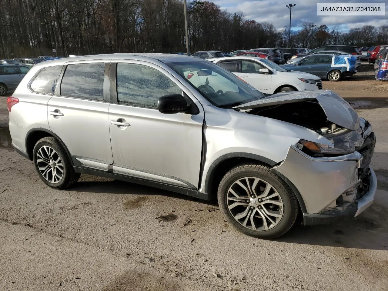 2018 Mitsubishi Outlander Se VIN: JA4AZ3A32JZ041368 Lot: 78455894