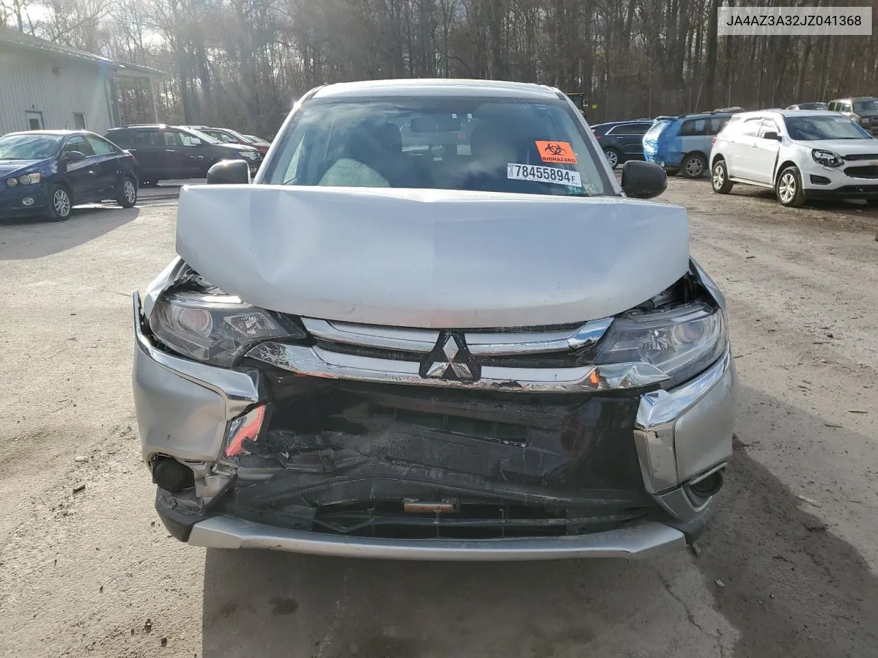 2018 Mitsubishi Outlander Se VIN: JA4AZ3A32JZ041368 Lot: 78455894