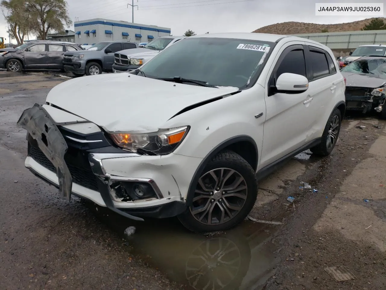 2018 Mitsubishi Outlander Sport Es VIN: JA4AP3AW9JU025360 Lot: 78662814