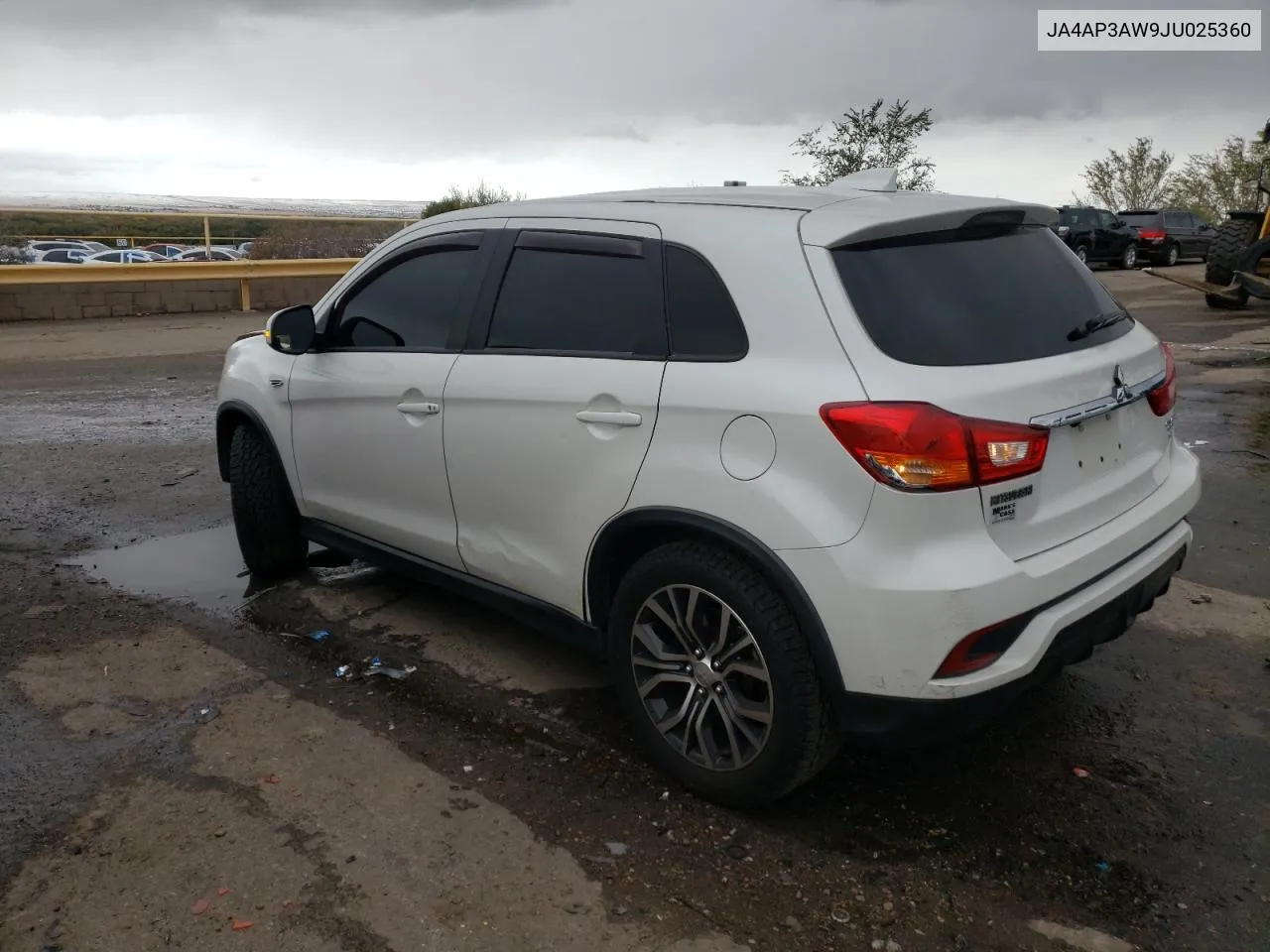 2018 Mitsubishi Outlander Sport Es VIN: JA4AP3AW9JU025360 Lot: 78662814