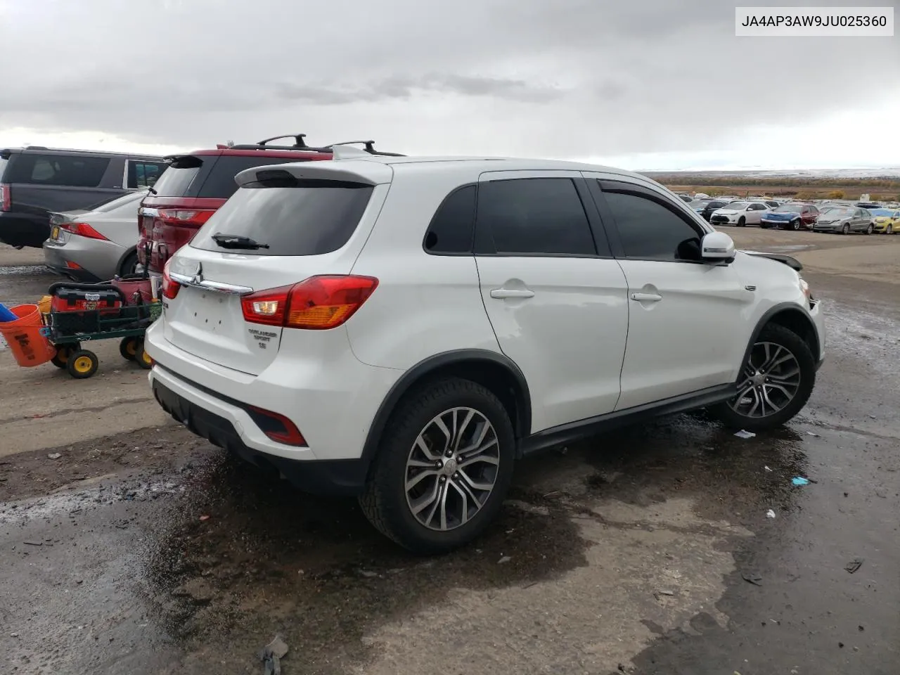 2018 Mitsubishi Outlander Sport Es VIN: JA4AP3AW9JU025360 Lot: 78662814