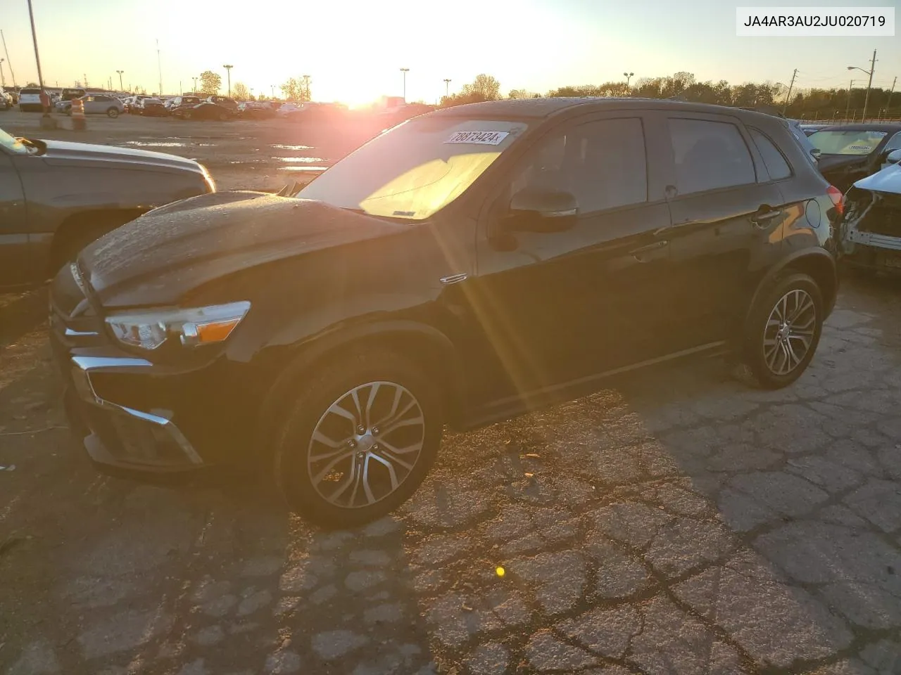 2018 Mitsubishi Outlander Sport Es VIN: JA4AR3AU2JU020719 Lot: 78873424