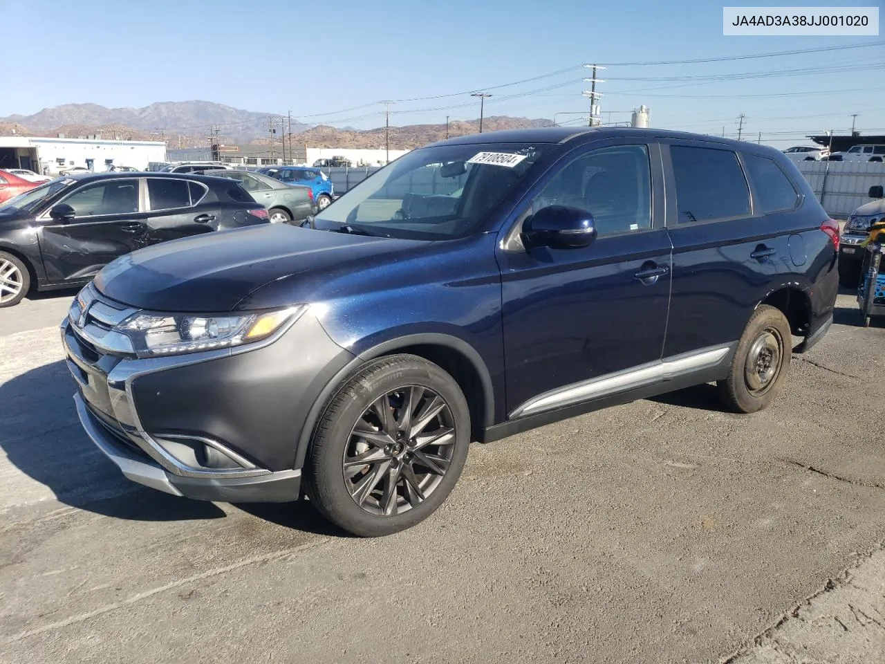 2018 Mitsubishi Outlander Se VIN: JA4AD3A38JJ001020 Lot: 79108504