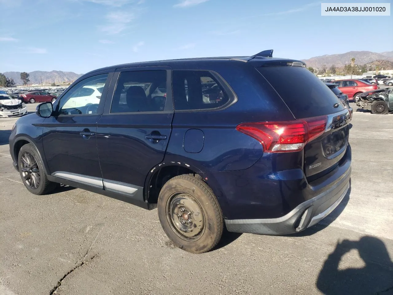 2018 Mitsubishi Outlander Se VIN: JA4AD3A38JJ001020 Lot: 79108504