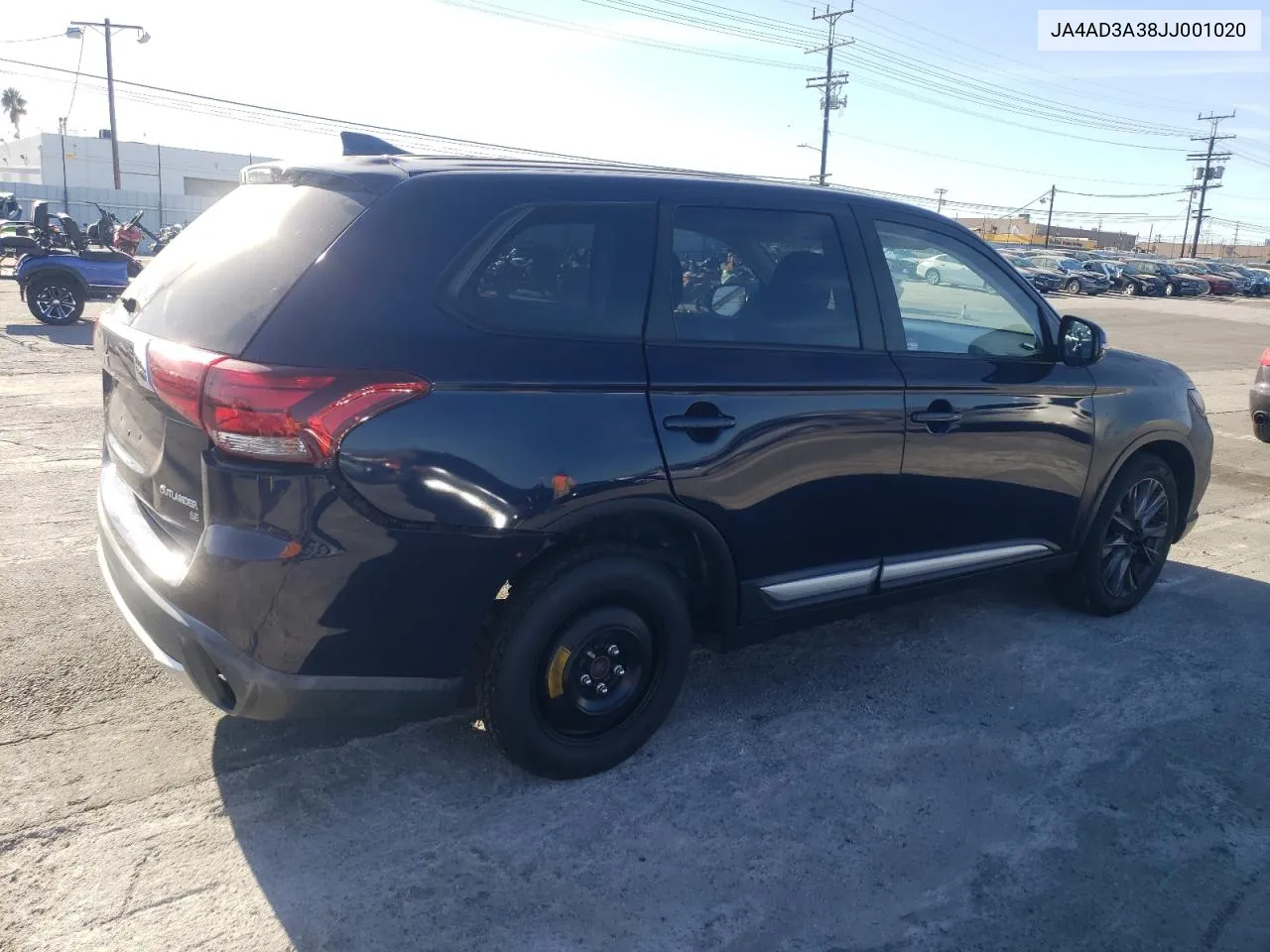 2018 Mitsubishi Outlander Se VIN: JA4AD3A38JJ001020 Lot: 79108504