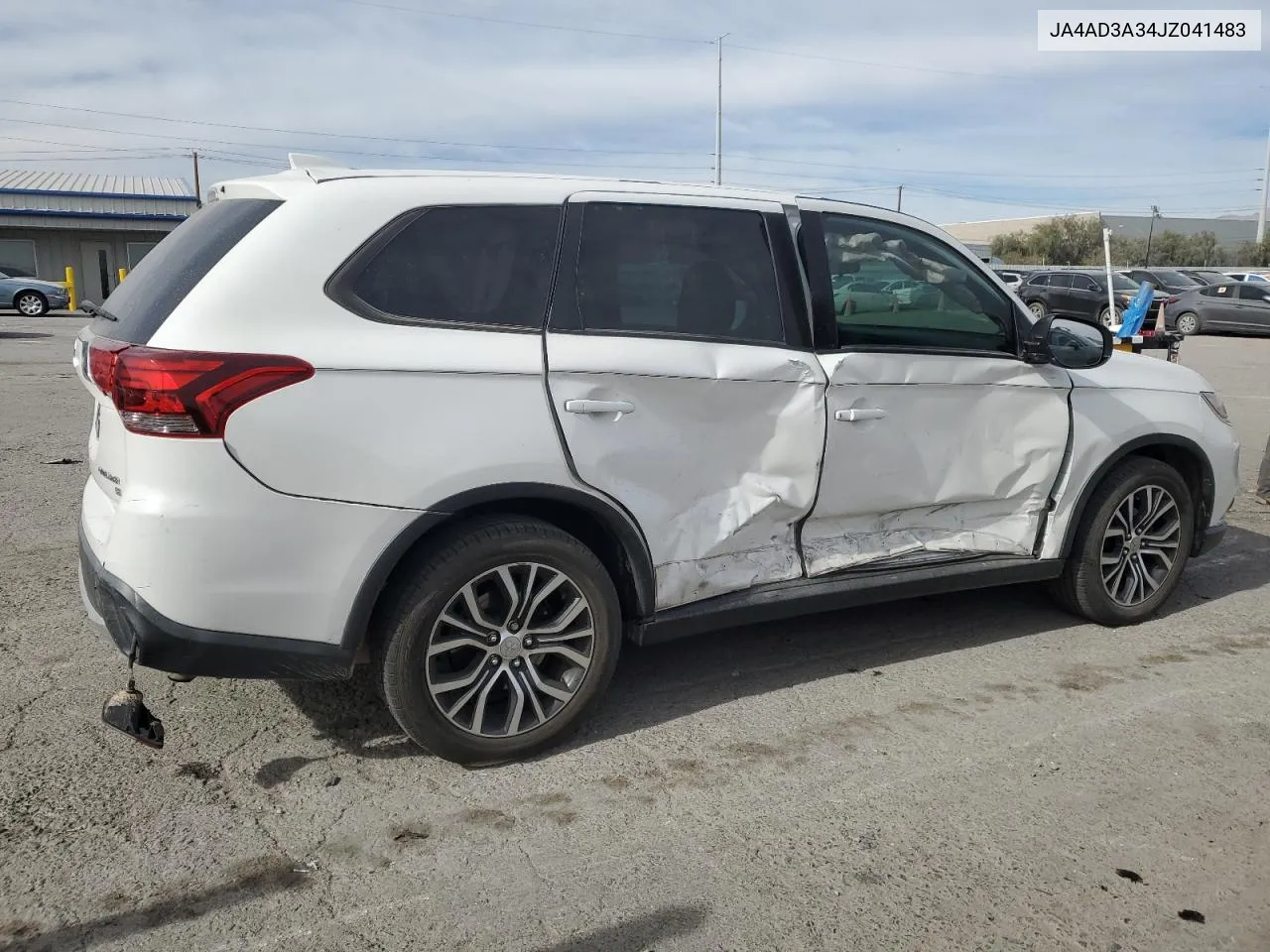 2018 Mitsubishi Outlander Se VIN: JA4AD3A34JZ041483 Lot: 79381044