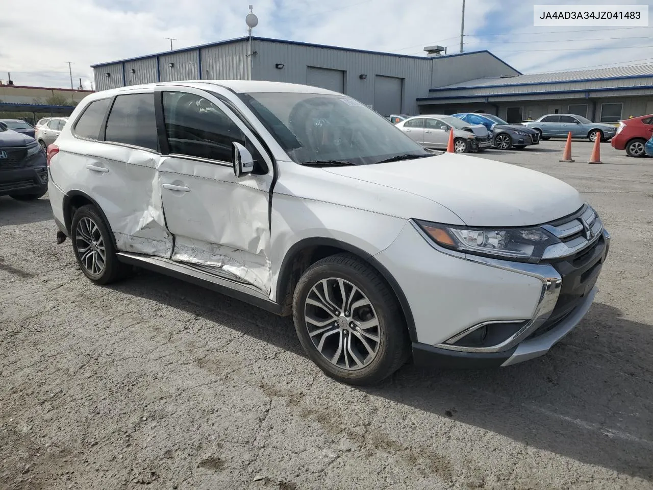 2018 Mitsubishi Outlander Se VIN: JA4AD3A34JZ041483 Lot: 79381044