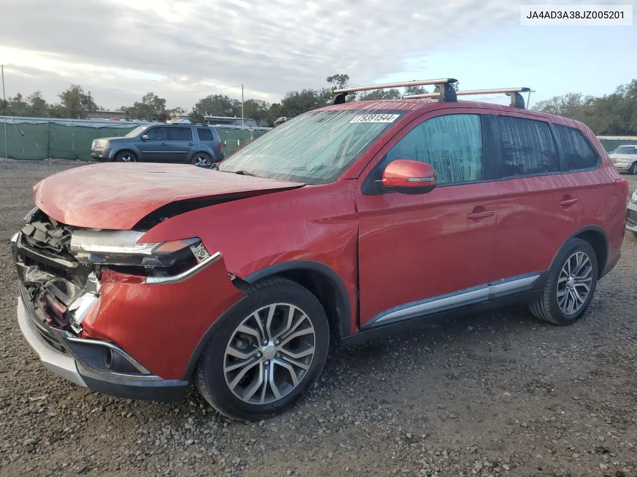 2018 Mitsubishi Outlander Se VIN: JA4AD3A38JZ005201 Lot: 79391544