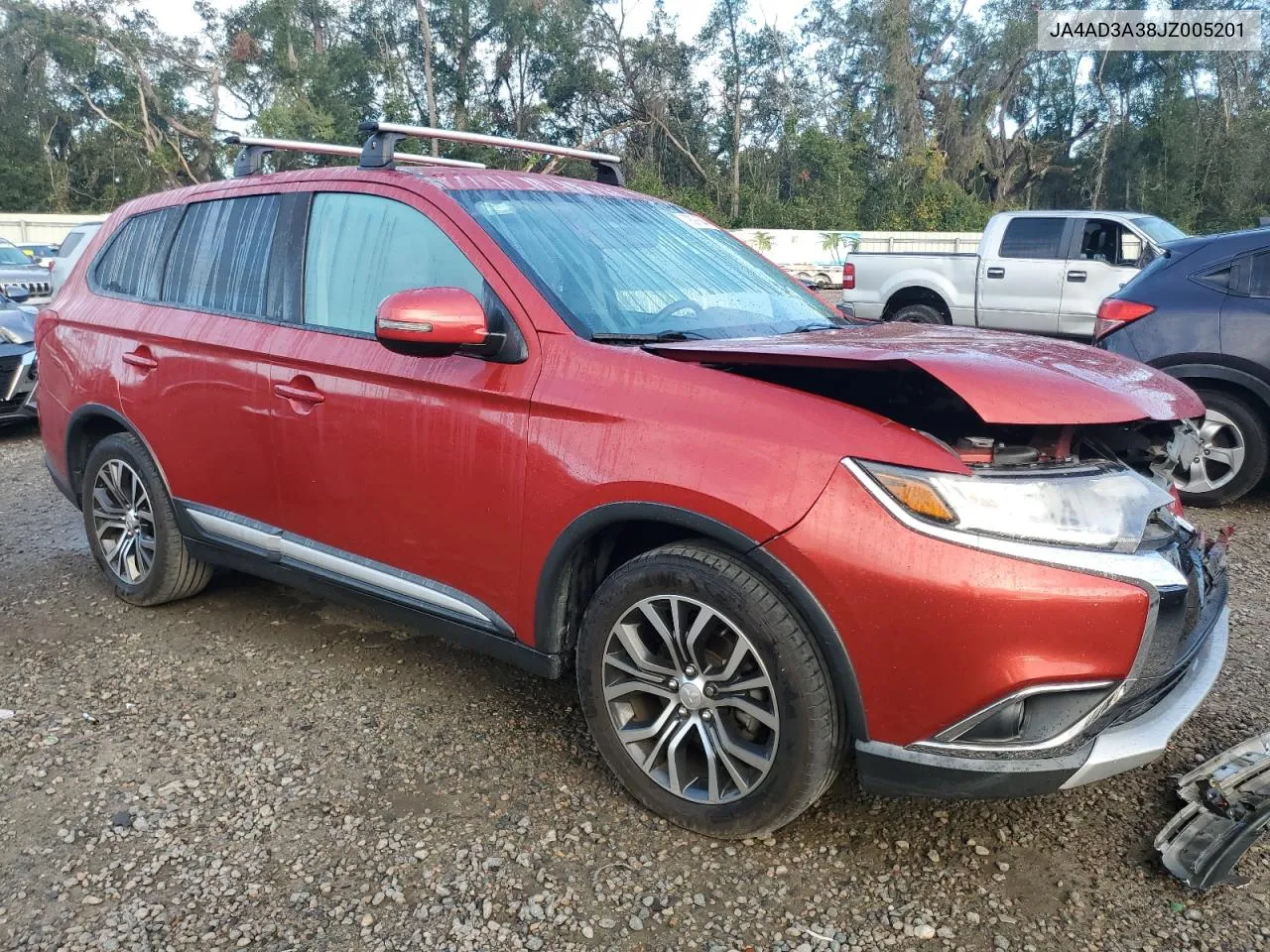 2018 Mitsubishi Outlander Se VIN: JA4AD3A38JZ005201 Lot: 79391544