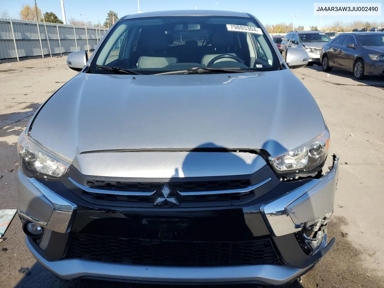 2018 Mitsubishi Outlander Sport Es VIN: JA4AR3AW3JU002490 Lot: 79885304