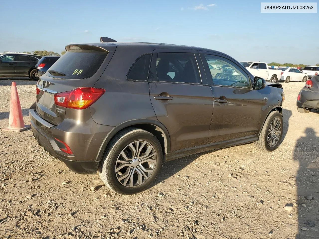 2018 Mitsubishi Outlander Sport Es VIN: JA4AP3AU1JZ008263 Lot: 80343624